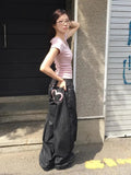 GETADME 2025 Autumn Winter Women's Denim Jeans Y2K Wide Fit Baggy Jeans Grunge Harajuku Cowboy New In Pants Korean Mom Jeans Punk Retro