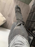 GETADME Striped Vintage Loose Jeans High Waist Streetwear Harajuku Women Casual Denim Pants American Retro Fall Winter Wide Leg Trouser