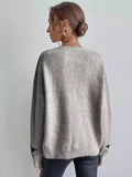 Knitted Women's Sweater Loose Casual O-neck Star Thick Casual Pullover Female Jumper Elegant Winter Autumn Trendy Sweater