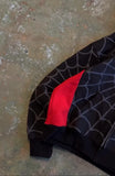 GETADME American Spider Pattern Embroidery Zip Up Hoodie Y2K Mens Womens Gothic Harajuku Jacket Fashion Hoodie Sweatshirt Casual Clothes