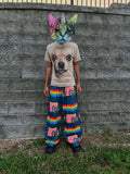 GETADME Nyan Cat Sweatpants Y2k Pants Baggy Men Elastic Waist American Streetwear Hip Hop Vintage Joggings Casual Pants Men Clothing