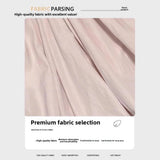 GETADME Pink Ice Silk Flower Bud Shorts Women's Summer 2025 New High Waist Anti-Light Casual Loose A- Line Korean Style Shorts