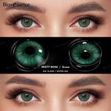GETADME Bio-essência novas lentes de contato coloridas exclusivas para olhos lente de olho verde moda lentes azuis de contato cosplay lente multicolorida