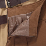 GETADME Brown Belted Mini Skirt Low Waisted Pleated Skirt with Belt Women Academia Aesthetic Vintage Outfit