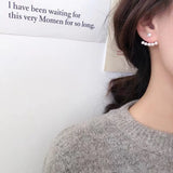 Preal Metal Stud Earrings Flowers Butterfly Fish Earrings For Women Girls Asymmetrical Earrings Jewelry Gifts New Trendy
