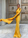 Getadme Sexy Satin Ribbon Party Dress Women Elegant Halter Backless Off Shoulder Sleeveless Female Dresses 2025 Summer Solid Robe Gown