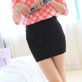 GETADME New Micro Mini Skirts 2025 Summer Sexy Girls Skirts Casual Package Hip Short Skirts Women Tight Office Party Female Red Black