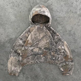 GETADME New Wild World Leaf Streetwear Camouflage Print Oversize Camouflage Sweatshirt Harajuku Goth Retro Fashion Hoodie Men Women Tops