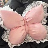 GETADME Cute Princess Butterfly Office Pillow Living Room Bow Bedroom Car Sofa Cushion Home New Pillow Room Home Garden Decor