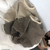 GETADME Children's Sweatshirt For Boys Girls Top Clothes Spring Autumn Cotton Long Sleeve T-Shirt Kids Casual Striped Tops Clothes1-8T