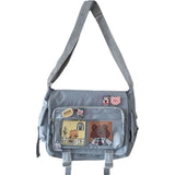 Getadme Waterproof Nylon Crossbody Bags for Women Shoulder Bags Youth Fashion Ladies Handbag Messenger Bag Teenagers Girls School Bags