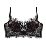 GETADME Sexy lace French new strappy bra, backless underwear, women's retro thin vest bra