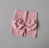 GETADME 여성용 하이웨이스트 스포츠 반바지 피치 힙 리프팅 허리 조임 슬리밍 러닝 트레이닝 피트니스 의류