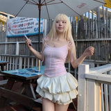 GETADME American hot girl pure desire creative back wing camisole vest summer trend slim fit women's versatile outerwear top