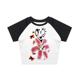 GETADME Summer Goth Punk Baby Tank Vintage Street Youthful Women Graphics Print Grunge Y2k Clothes Aesthetic Cute Slim Crop Top T-shirt