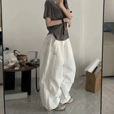 GETADME Oversized Sweatpants Women Y2K Streetwear White Wide Leg Joggers Harajuku Baggy Cargo Pants Summer Korean Casual Trousers New