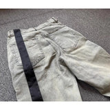 GETADME Brand New Rick Washed Blue Zipper Pocket Fit Slim Fit PANT Jeans Cotton Denim Pants Comfort Casual Jeans Size S M L XL #B4