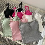 GETADME 플러스 사이즈 퓨어 레이스 탱크 탑 여름 베이스 조끼 가슴 패드 랩 가슴 레이스 탱크 대형 사이즈 조끼 탑 중국 본토에서