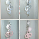 GETADME Y2K Jewelry Musical Notes Wings Heart Pendant Necklace for Women Harajuku Kawaii Accessories Korean Fashion Chain Necklace Punk