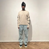GETADME Y2k Punk Goth street Men sweater Retro Hip Hop Winter warm knitwear Couple Harajuku trend Fashion casual oversized pullover