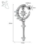 GETADME ZS 1 Piece 20G Cute Heart Stud Earring For Children Women Pink CZ Crystal Earrings Ear Cartilage Helix Conch Piercing Jewelry