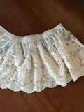 GETADME Lace Embroidery Flower Skirt Women High Waist Hollow Out Jupe Fashion New Saia A-line Y2k Mini Skirts 2025 Faldas Mujer De Moda