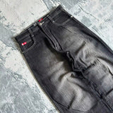 GETADME American Fashion Hip Hop Joker Oversized Jeans Women Street Y2K New Clearance Spot Hot Mopping Wide-leg Pants Unisex Loose Jeans