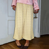 GETADME Linad Elegant Satin Long Lantern Pants For Woman 2026 Street Chic High Waist Trousers Spring Vintage Loose Ankle Length Pants