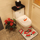 GETADME New Cute Christmas Toilet Seat Covers Creative Santa Claus Bathroom Mat Xmas Supplies for Home New Year Navidad Gift Decor 2025
