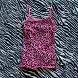 GETADME Leopard print tube tops streetwear urban aesthetic commuting retro sexy Y2K crop tops comfortabled casual cute women's tube tops
