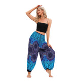GETADME Boho Yoga Pants Women Hippie Harem Printed Dyeing High Waisted Wear Pantalone De Mujer Cintura Alta Calca Feminina Beach