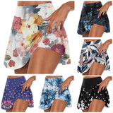 GETADME 여성용 운동용 신축성 플리츠 테니스 스커트, 러닝 요가 이너 반바지, 신축성 스포츠 골프 스커트, 여성용 팔다스 무헤레스