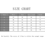 GETADME 백 포켓이 있는 초저웨스트 자수 마이크로 플레어 팬츠