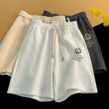 GETADME M-8XL Oversized Shorts Men Thin Casual Wide Leg Shorts Versatile Trend Loose Oversized Sports Shorts for Men