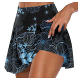 GETADME 여성용 운동용 신축성 플리츠 테니스 스커트, 러닝 요가 이너 반바지, 신축성 스포츠 골프 스커트, 여성용 팔다스 무헤레스