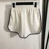 Getadme-spring and summer new triangle logo silhouette shirt-style half-sleeved top and shorts casual fashion suit6-1