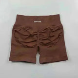 GETADME DFYNE 여름 신상품 하이바운스 고품질 피트니스 반바지 레깅스 셰이프 여성용 요가 바지 사이클링 바지 필라테스 피트니스 바지