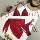 GETADME 2026 Sexy Bikinis Female Swimsuits Women Three-Piece Swimwear Beach Swimming Wear Bathing Suits Brazilian Bikini Set Pool Bather