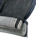 GETADME Japanese Raw Denim Loose Fit Jeans Classic Unwashed Cotton Workwear Baggy Trousers for Men