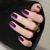 GETADME 24Pcs Rainbow Color Glow Cat Eye Press on False Nails with Glue Glitter Short Square Nails Sweet Cool Gradient Summer Fake Nails