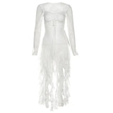 GETADME 가을 겨울 신상품 여성복 섹시 퓨어 러스트 레이스 스플라이싱 디자인 홀로우 스퀘어 칼라 펑거스 탑