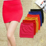 GETADME New Micro Mini Skirts 2025 Summer Sexy Girls Skirts Casual Package Hip Short Skirts Women Tight Office Party Female Red Black