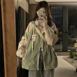 GETADME 2025 New Spring And Autumn Girl Thin Zipper Student Workwear Jacket Casual Dressing Collection Fashion Trends Versatile