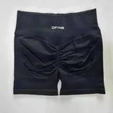 GETADME DFYNE 여름 신상품 하이바운스 고품질 피트니스 반바지 레깅스 셰이프 여성용 요가 바지 사이클링 바지 필라테스 피트니스 바지