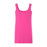 GETADME 2025 Summer New Women's Solid Color Strap Casual Dress