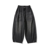 GETADME Spring Men Streetwear Denim Pants Men Harajuku Washed Baggy Jeans Men Y2K Fashion Punk Casual High Waist Wide Leg Pants