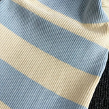 GETADME 2025 Stripe Summer Elastic Split Bodycon Dress Sexy Beach Vacation Sundress Women Casual Slim Pencil Vestidos Maxi Long Dress