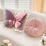 GETADME Cute Princess Butterfly Office Pillow Living Room Bow Bedroom Car Sofa Cushion Home New Pillow Room Home Garden Decor