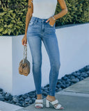 GETADME Women High Waist Skinny Jeans Sexy High Stretch Slim Jeans Fashion Casual Small Feet Pants Female Street Pencil Denim Trousers