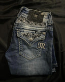 GETADME Streetwear Vintage Jeans Y2K Clothes Womens Vintage Pocket Sequin Washed Blue Baggy Jeans Mid Rise Slim Fit Trousers